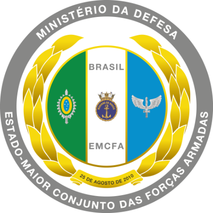Brasão do Ministério da Defesa – Estado-Maior Conjunto das Forças Armadas